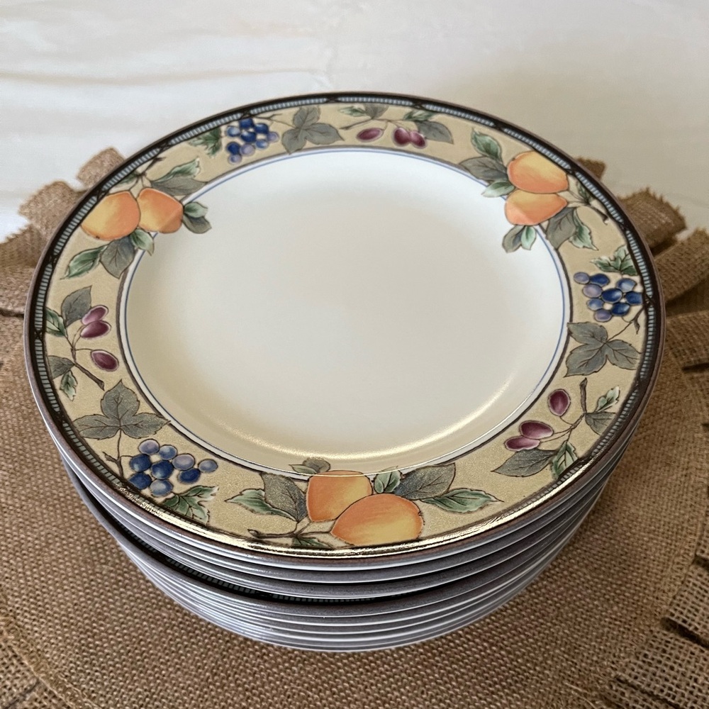 Mikasa Garden Harvest Plates 8-3/8”
Set of 10 Plates. Excellent Condition.